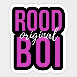 Rood Boi, Mug, Pin Sticker